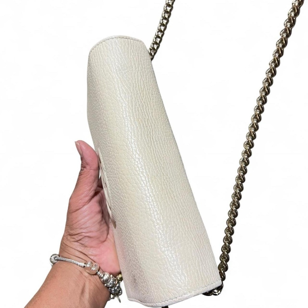 Gucci Ivory Leather Crossbody with Chain - Picture 4 of 16